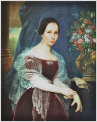 Porträt von Doña Enriqueta Pinto de Bulnes